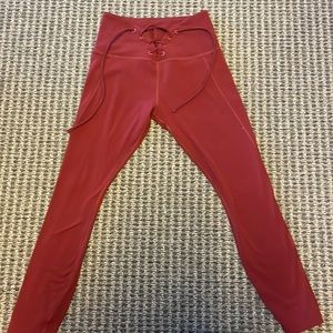 Burgundy Lorna Jane xsmall tights